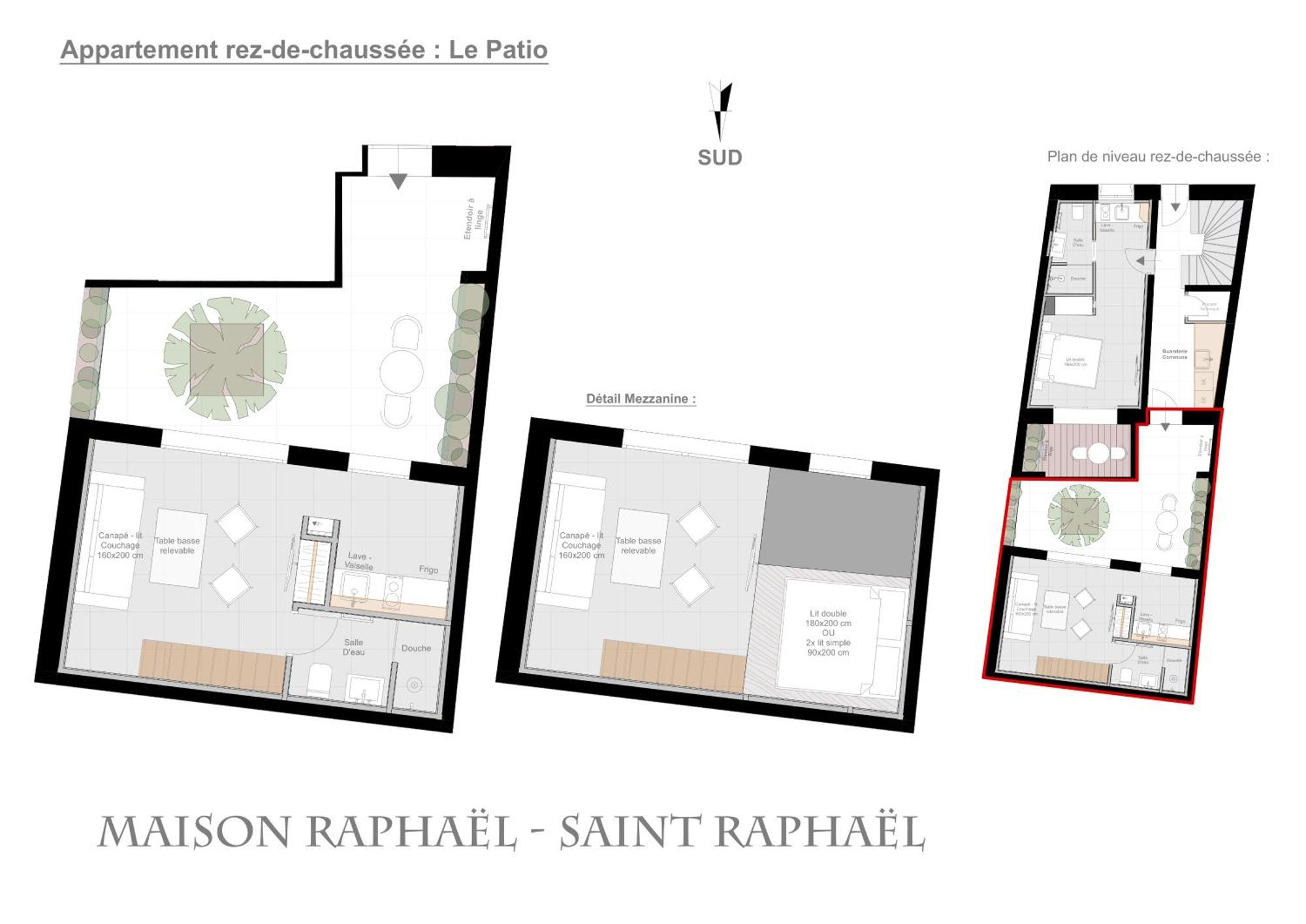 Studios Raffines Avec Terrasses - Plages, Ville Et Gare A Pied - Maison Raphael Saint-Raphael (Var) Quarto foto